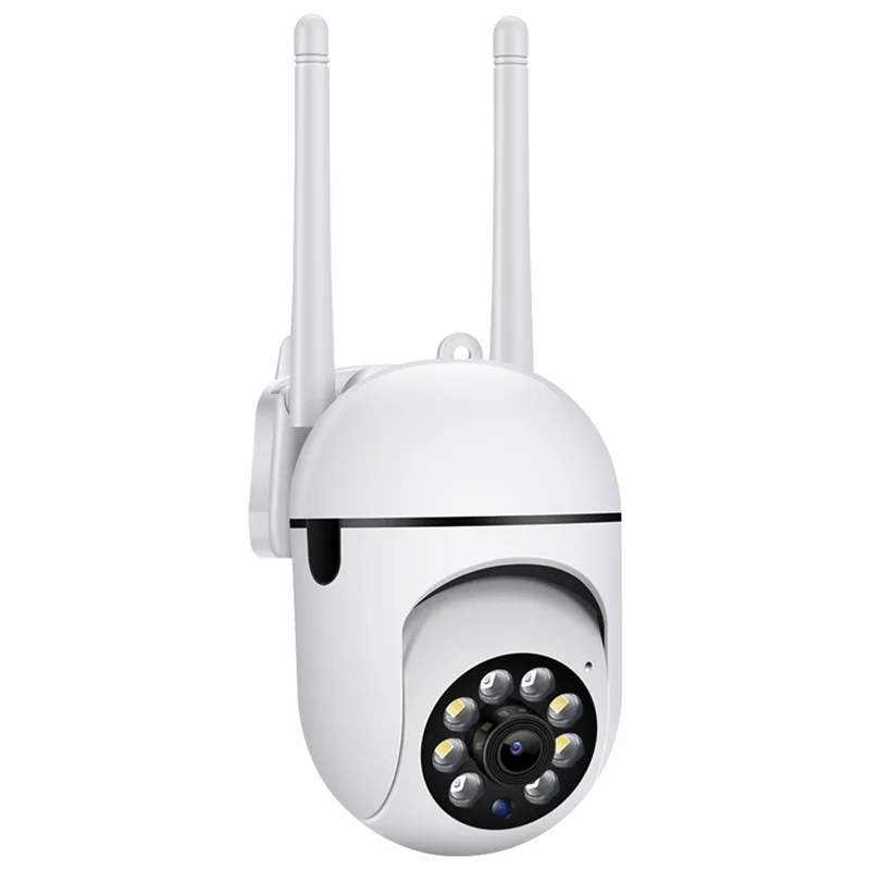 Cámaras de seguridad para exteriores, cámaras WiFi de 2,4 GHz para seguridad en el hogar, cámaras de vigilancia domo 1080P 360 °   Ver, AudioABGI bidireccional