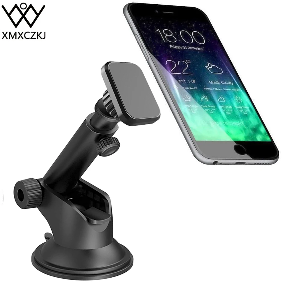 

Magnetic Car Phone Holder Windshield Dashboard Magnet Mount Mobile Cell Phone Stand Telefon GPS Support For iPhone Xiaomi Huawei