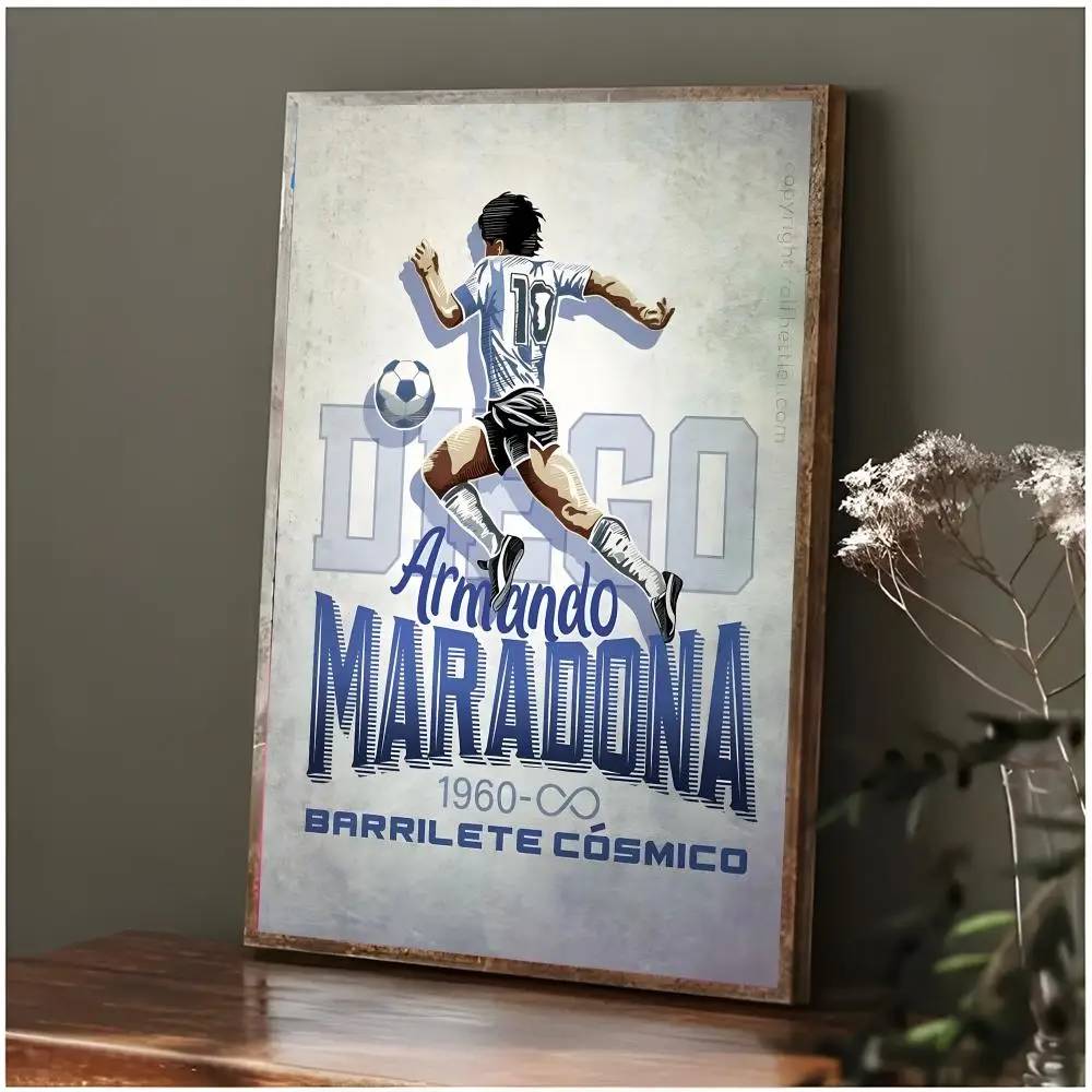 Legendary Sports Celebrity D-Diego Maradona Poster Modern Wall Art Bedroom Living Room Print Unframed