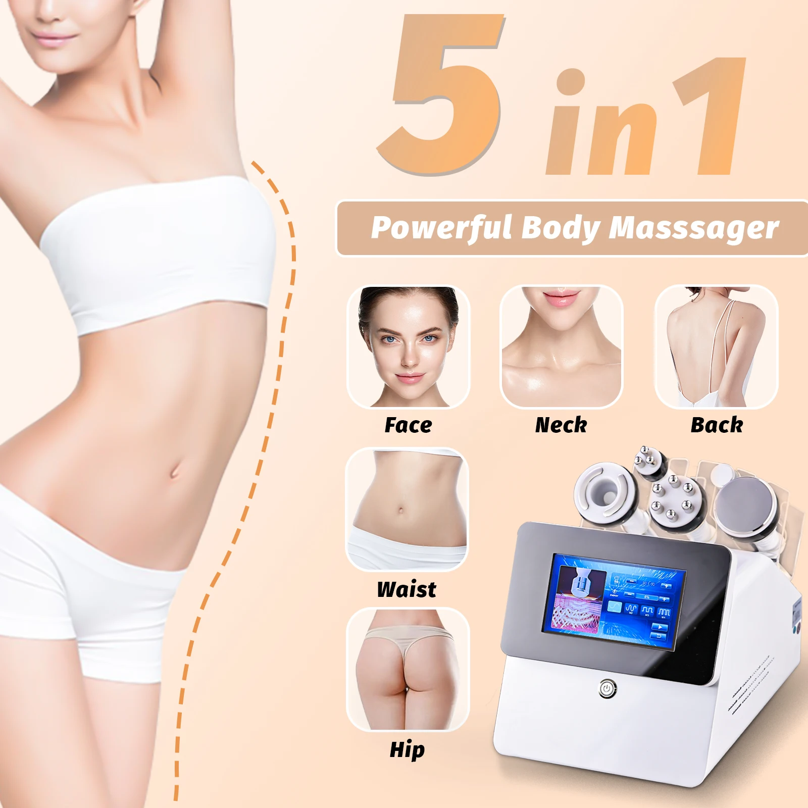 

2025 new ultrasonic 40K cavitation machine vacuum weight loss and slimming device anti fat mass fat burner fat mass massage equi