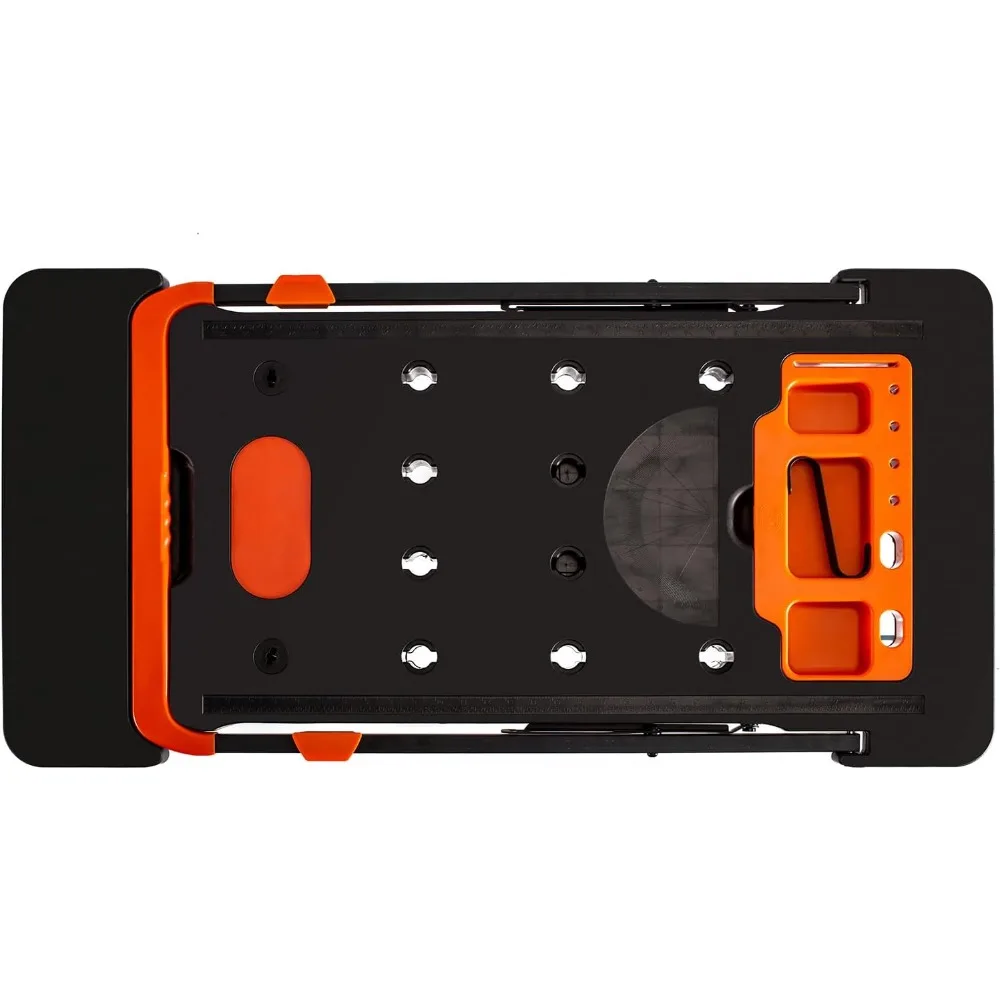 Multifunctional Foldable 7-in-1 Portable Workbench with Wheels - Work Platform, Scaffold, Dolly, Sawhorse, Car Creeper, and More