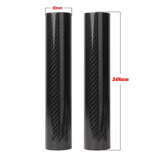 Motorcycle 160-260mm Front Fork Wraps Carbon Fiber Protectors For KTM Honda Yamaha Kawasaki Suzuki CRF CR YZF EXC SXF XC XCF XCW - Image 7
