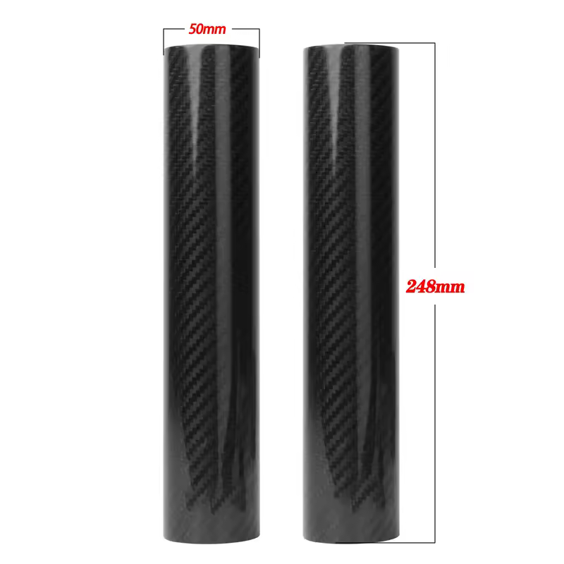 Motorcycle 160-260mm Front Fork Wraps Carbon Fiber Protectors For KTM Honda Yamaha Kawasaki Suzuki CRF CR YZF EXC SXF XC XCF XCW - Image 7