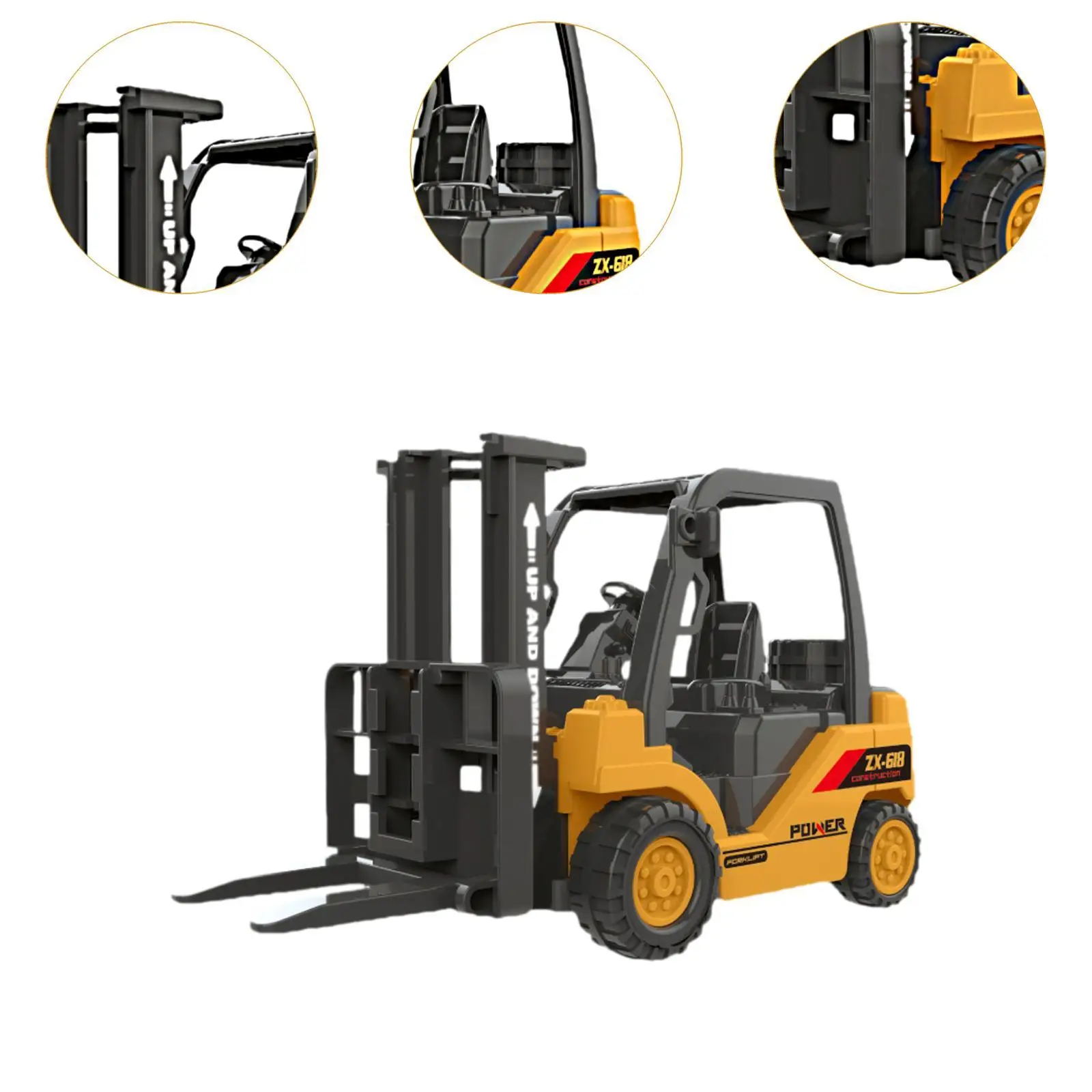 Construction Vehicle Toys for Kids Forklift Trucks Educational Engineering Car Model Toy Car Boys Play Vehicles Office Decor