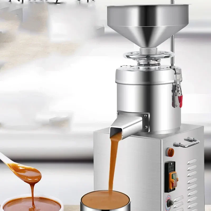 Household 220v Electric Grinder Commercial Grinding Wheel Refiner Peanut Butter Nut Rice Milk Machine Corn Grinder Rice Mill