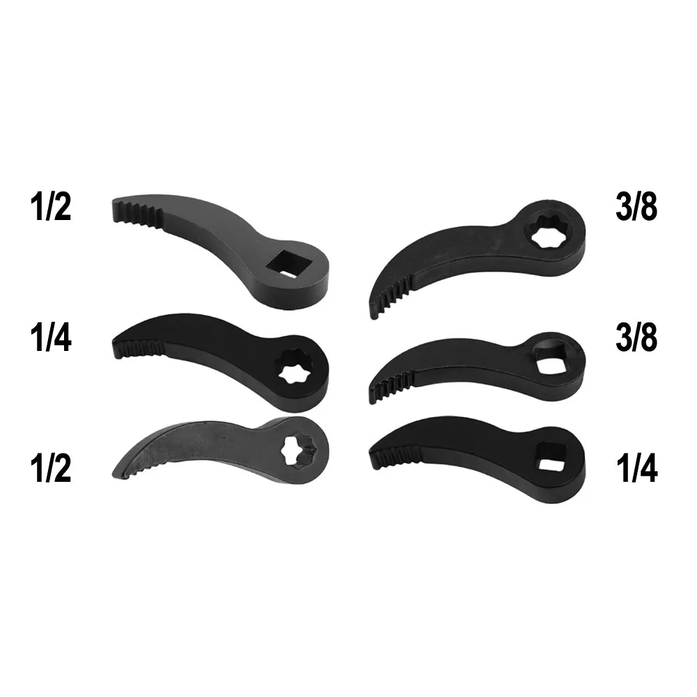 

6 шт. 1/2 дюйма + 3/8 дюйма + 1/4 дюйма, комплект ключей для монтировки, стальные инструменты для плотных помещений, автомобильный привод, трещотка, ремонтный лом-ключ