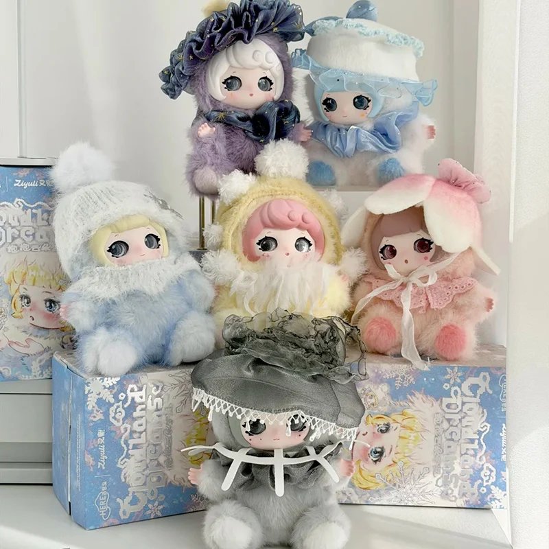 

Оригинальные виниловые куклы Ziyuli Cloudland Dreams Series в слепых коробках (Blind Box) — коллекционные фигурки Kawaii для девочек и мальчиков, подарок, аниме-игрушки