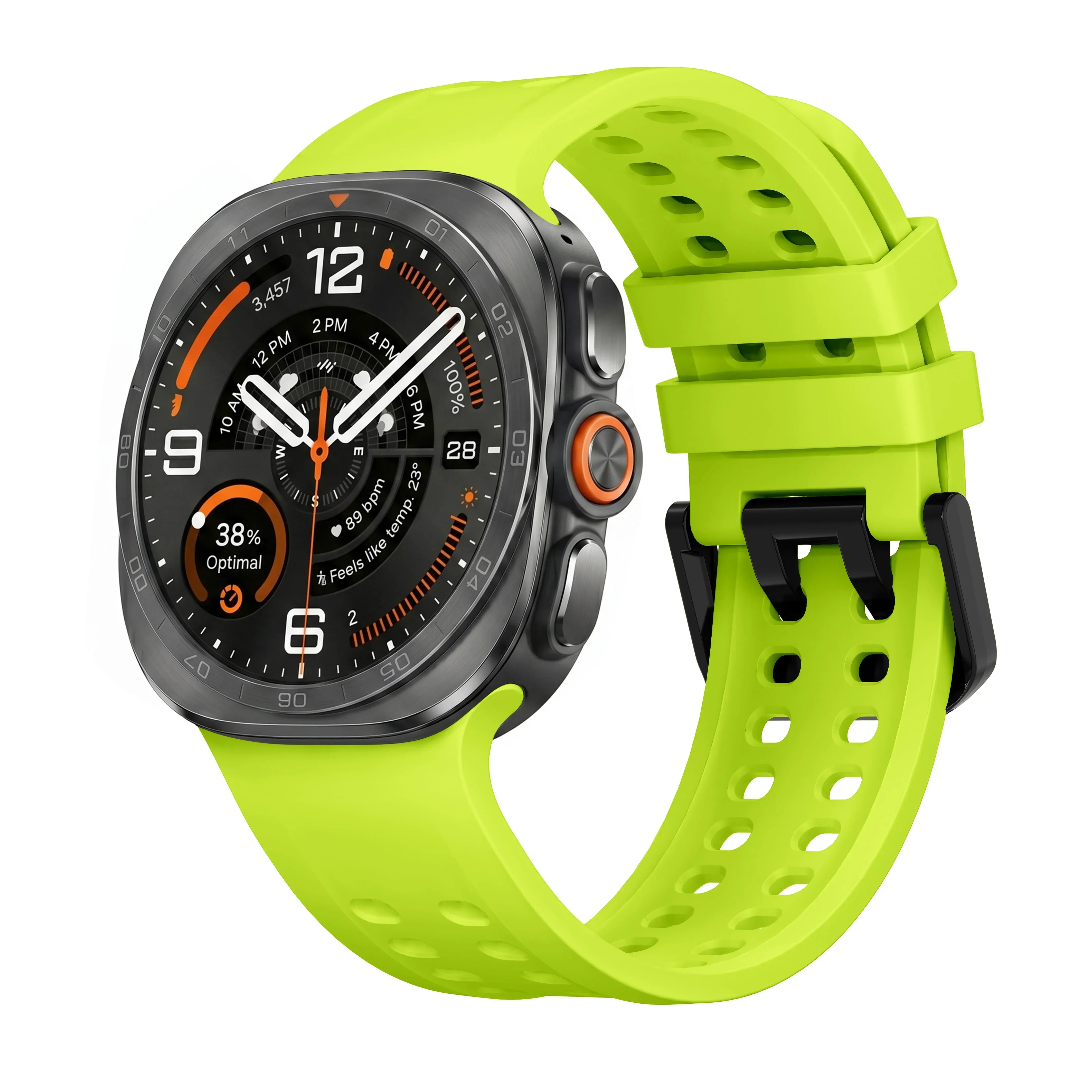 Offizielles Silikonarmband für Samsung Galaxy Watch Ultra 2/1 47mm, atmungsaktives Ocean-Armband für Galaxy Watch Ultra 47mm – Detail 15