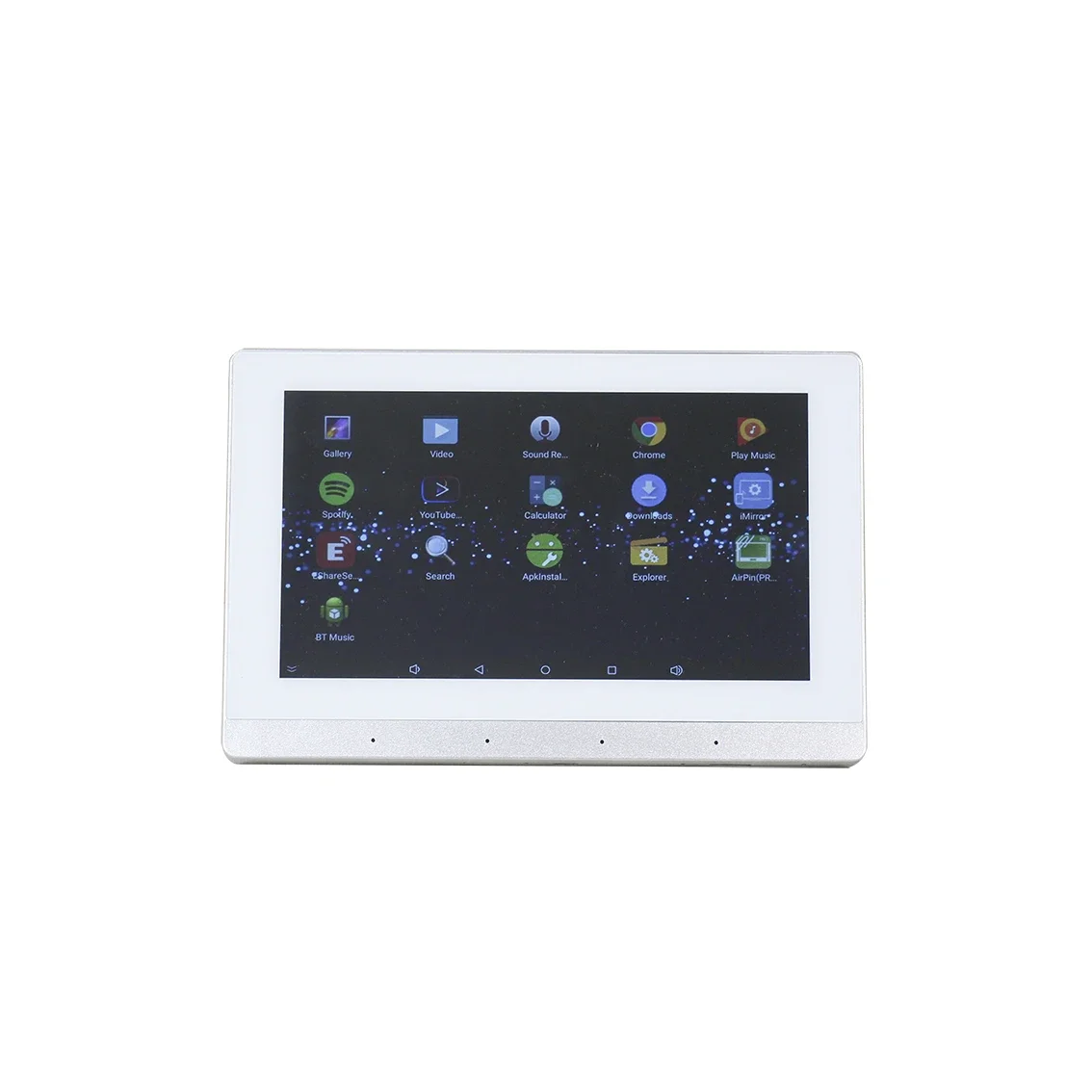 T 7 Inch Multi Zone Smart Touch Amplifier With Bluetooth Display WiFi Wireless Voice Control in Wall Music Smart Amplifier