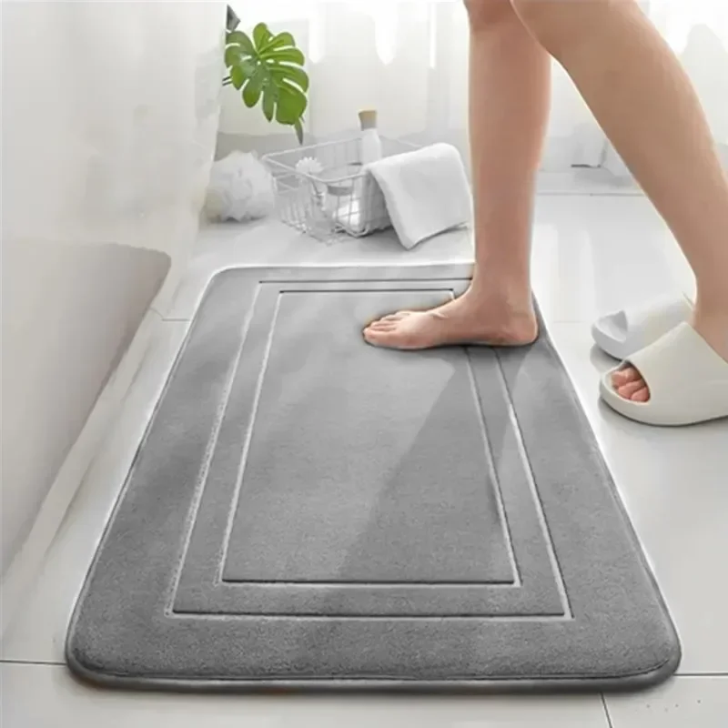 

Bathroom absorbent door mat bathroom door quick-drying foot mat toilet non-slip carpet toilet mat