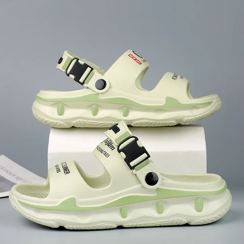 

YRZL Summer Slides 2025 Slippers Comfortable Soft Sandals for Men Women Indoor Outdoor Anti-Slip Lightweight Beach Casual Shoes