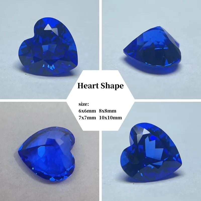 Hochwertiger, im Labor gezüchteter Cobalt-Spinell-Edelstein im Ovalschliff für DIY-Ringe, Halsketten und Ohrringe, wählbare Hauptmaterialien, Zertifikat – Detail 14