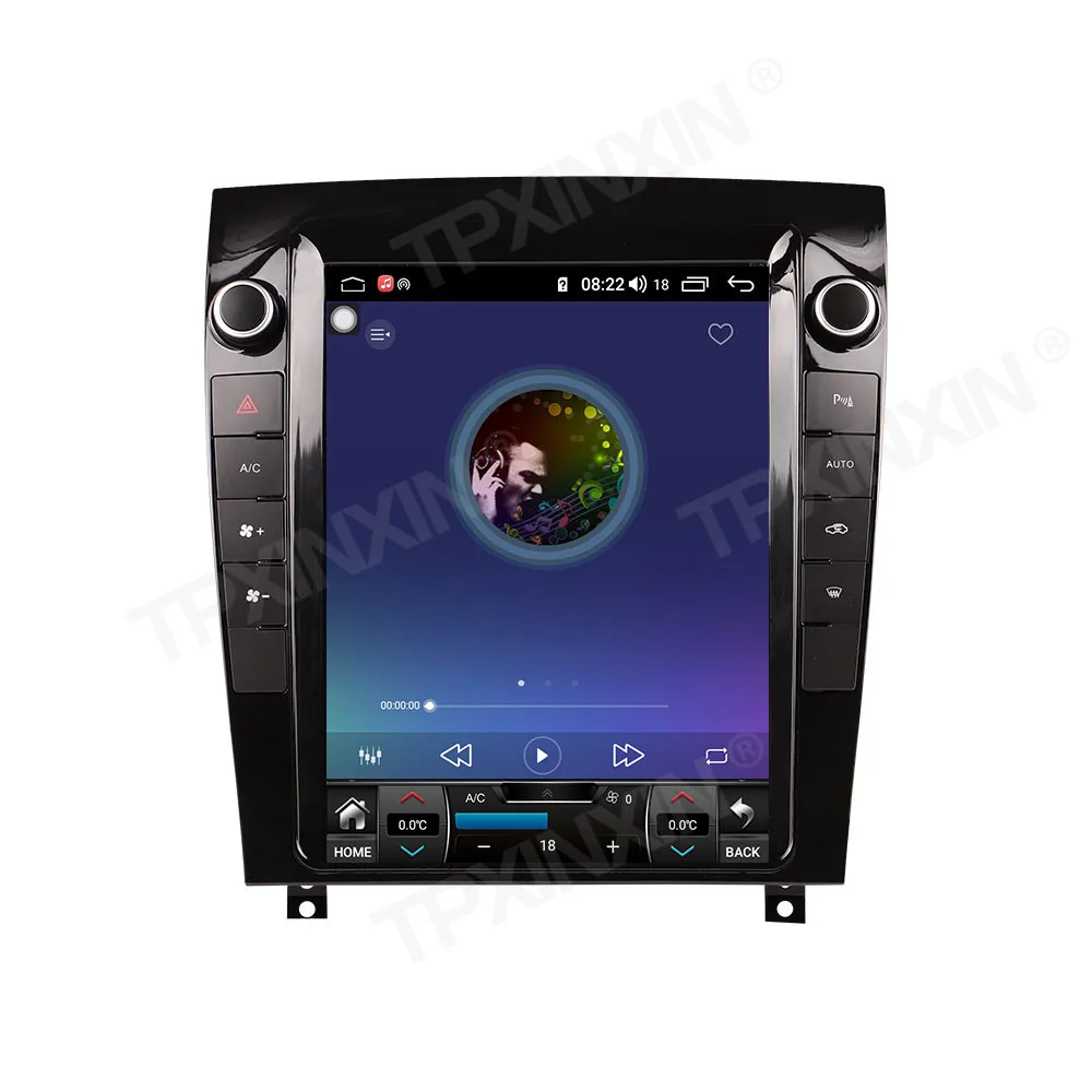 6+128GB Vertical Screen Car Multimedia Player For Jaguar F-TYPE 2013 - 2020 Android 14 car Radio GPS Navigation Carplay DSP