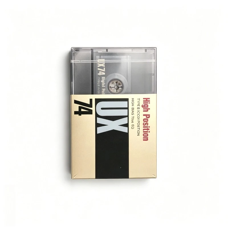 100% Original New For Sony UX 74min JP 1989 Version Mid Grade Type II Blank Cassette Sealed For Recording