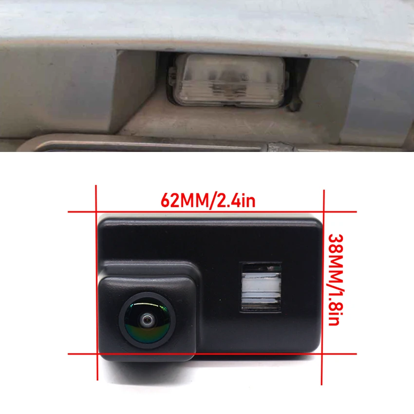 Car Rear View Camera For Peugeot 5008 MK1 5D MPV 2009~2016  Fisheye CCD Backup Camera Night Vision License Plate Camera Reverse