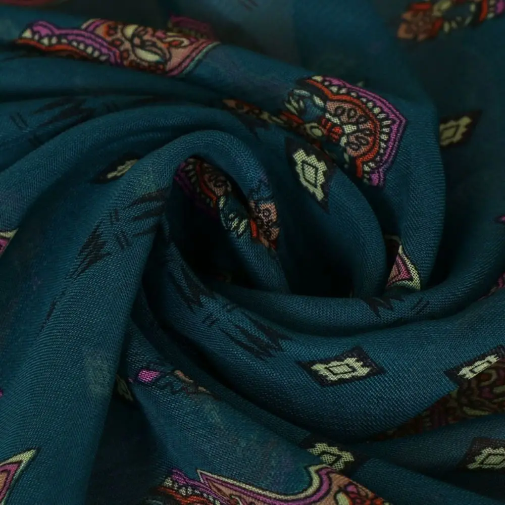 New Floral Printing Chiffon Scarf Soft Long Shawl Silk Thin Female Wrap Shawls