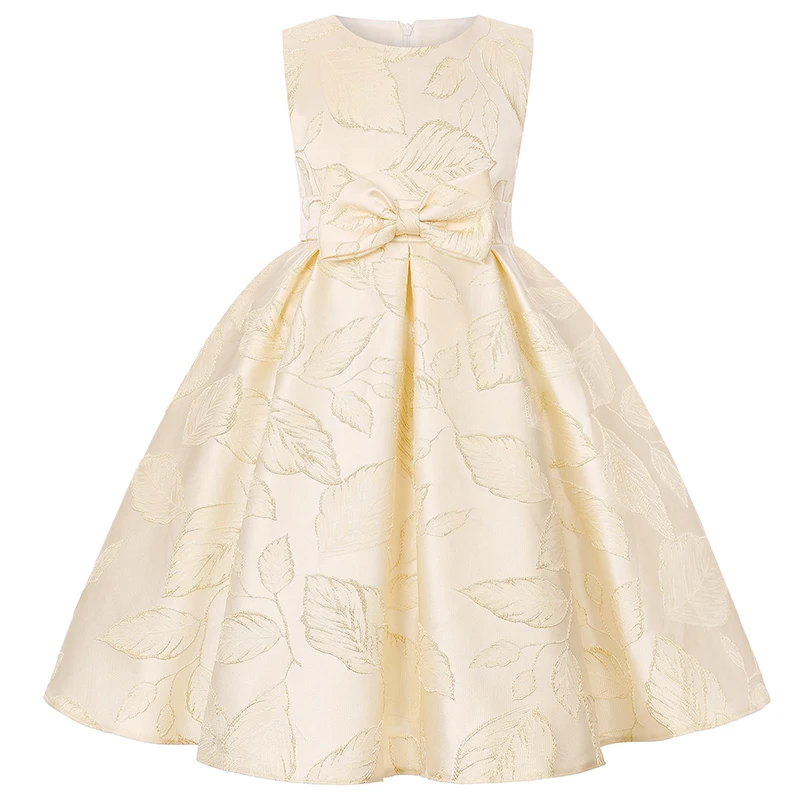 Flower Girls Princess Dress Summer Embroidery Fashion Kids Dress Piano Performance Evening Gowns 2-10 Years Children's Clothing image 3