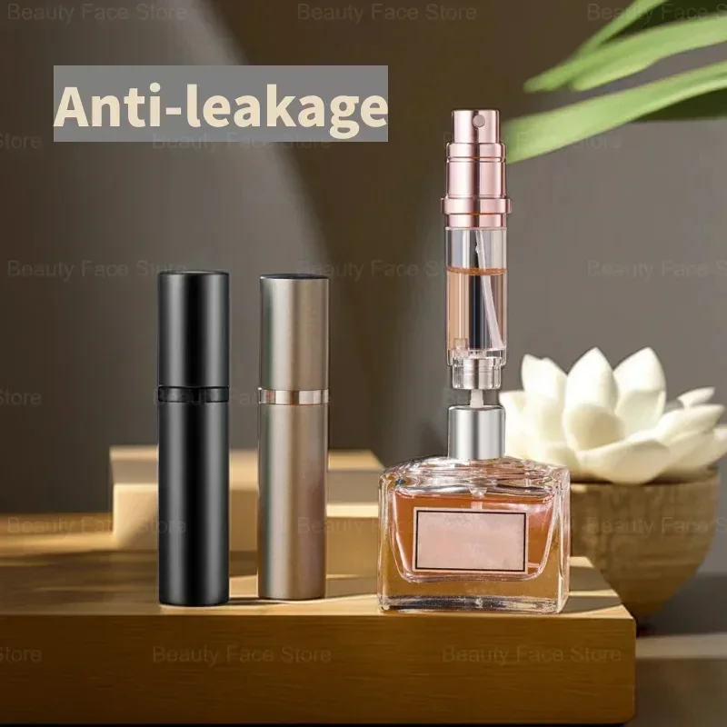 Upgraded Perfume Atomizer Bottle Refillable Portable Cosmetics Liquid Container Mini Travel Sprayer Atomizer Empty Pump Bottle