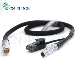 1B 10 pin ARRI ALEXA (Male) to RJ45 Ethernet (Male) Camera Control+0B 2-pin (24V)