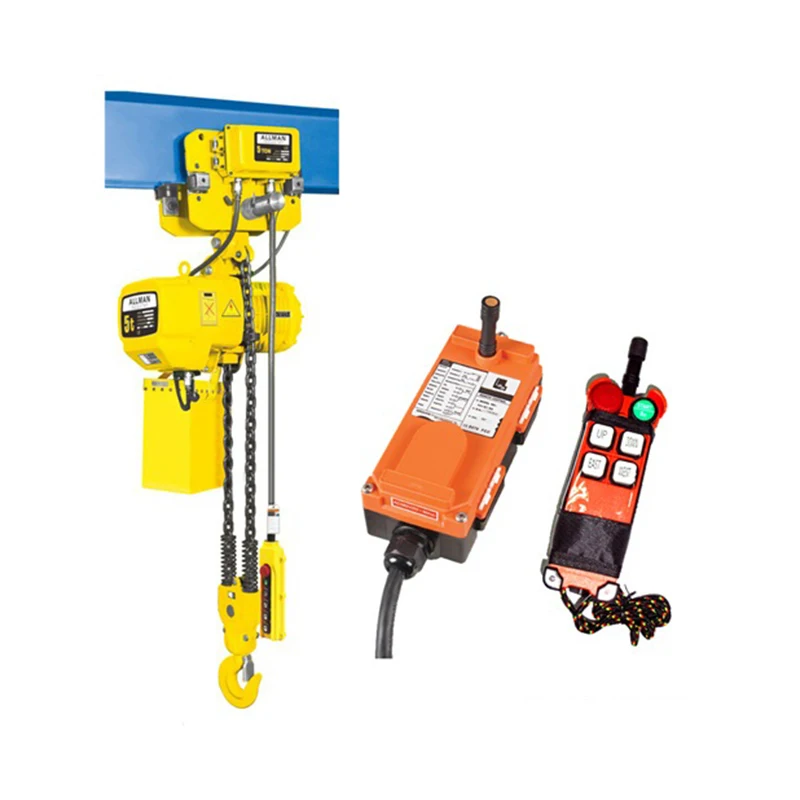 ALLMAN Wireless Remote Control Optional Electric Trolley  Type 5 Ton  Electric Chain Hoist Price for Lifting