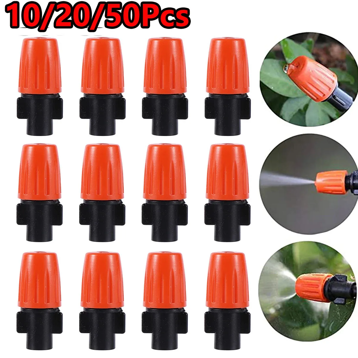 1/5/10/20/50Pcs Micro Drip Nozzle Adjustable Irrigation System Watering Sprinklers Emitter Plant Drippers Garden Drip Irrigation