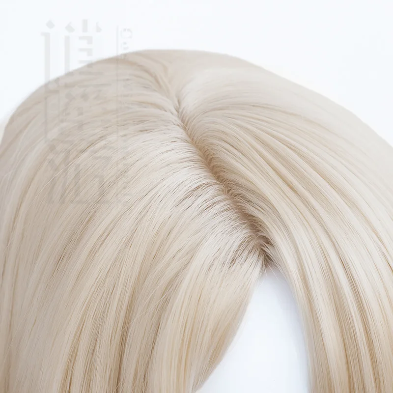 Genshin Impact Freminet Cosplay Pruik Simulatie Hoofdhuid Top Duiken Jongen Halloween Cadeau