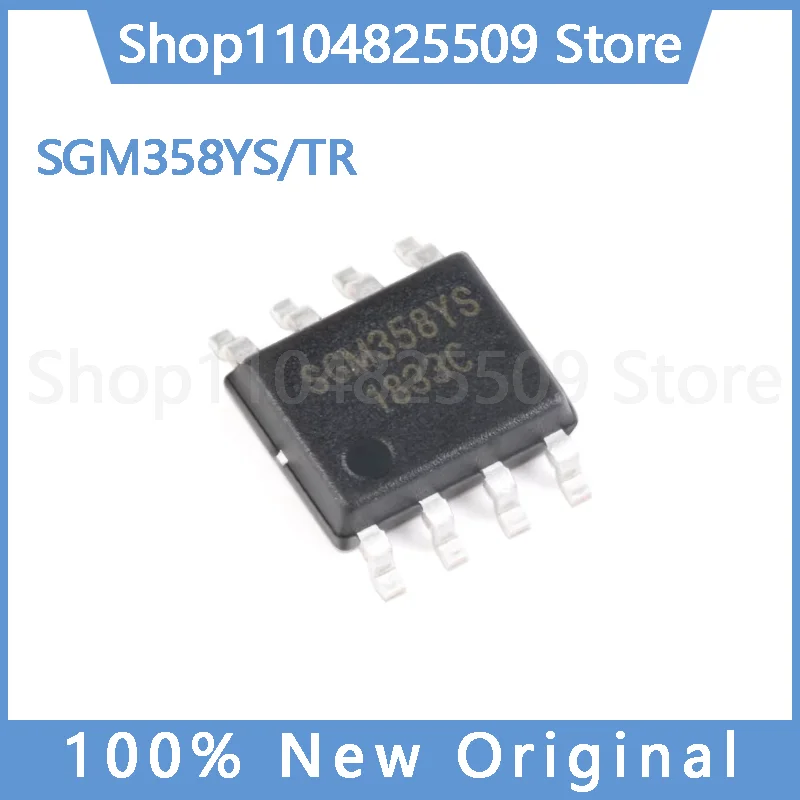 (5~30pcs) pcs 100% Original New SGM358YS/TR — SOIC-8, Rail-to-Rail CMOS Operational Amplifier IC