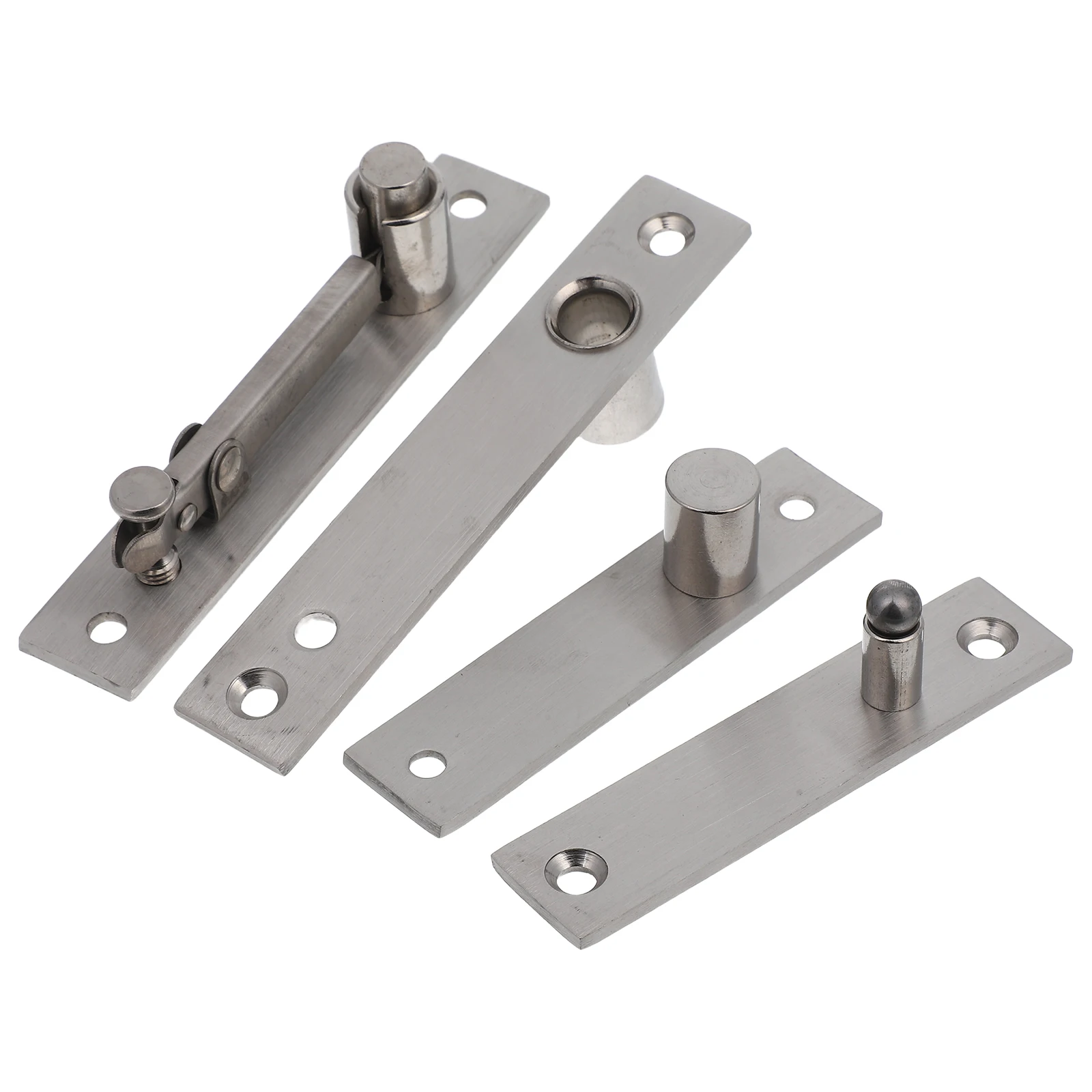 

2 Pcs Double Door Hinge 360 Degree Stainless Steel Heavy Duty Hinges for Wood Doors Concealing Hardware