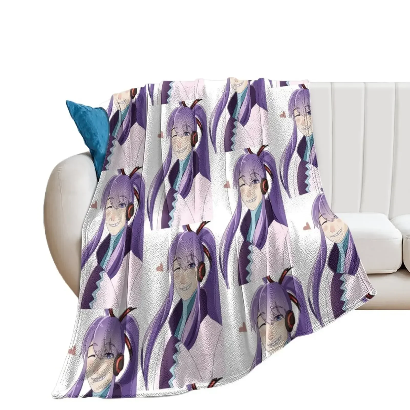 Gakupo Kamui - Vocaloid Throw Blanket heavy to sleep Vintage Soft Weighted Blankets