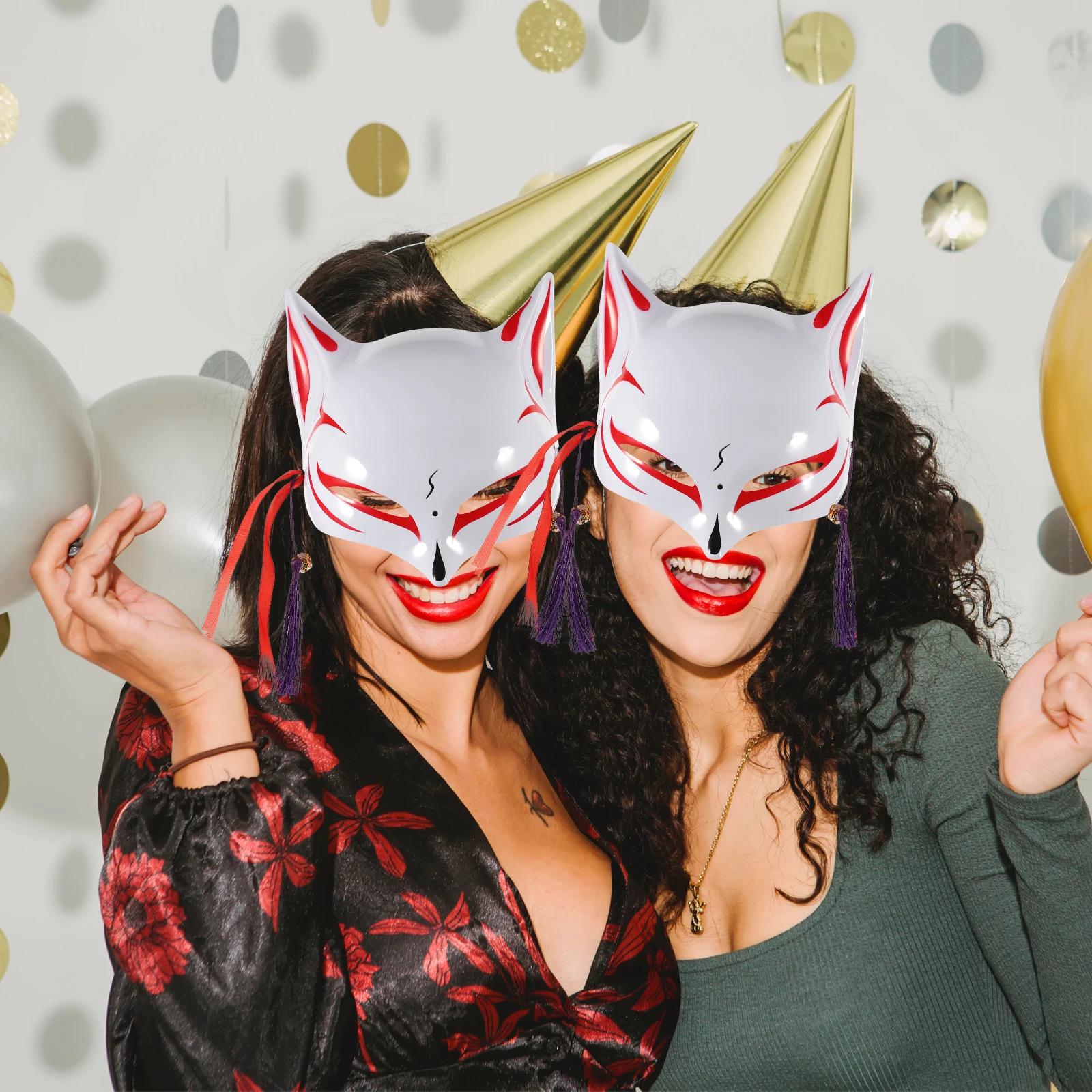 

1Pcs Fashionable Half Face Foxes Mask Masquerade Costume Party Cover DIY Fun Adult Decorative Prop Half Face Cover