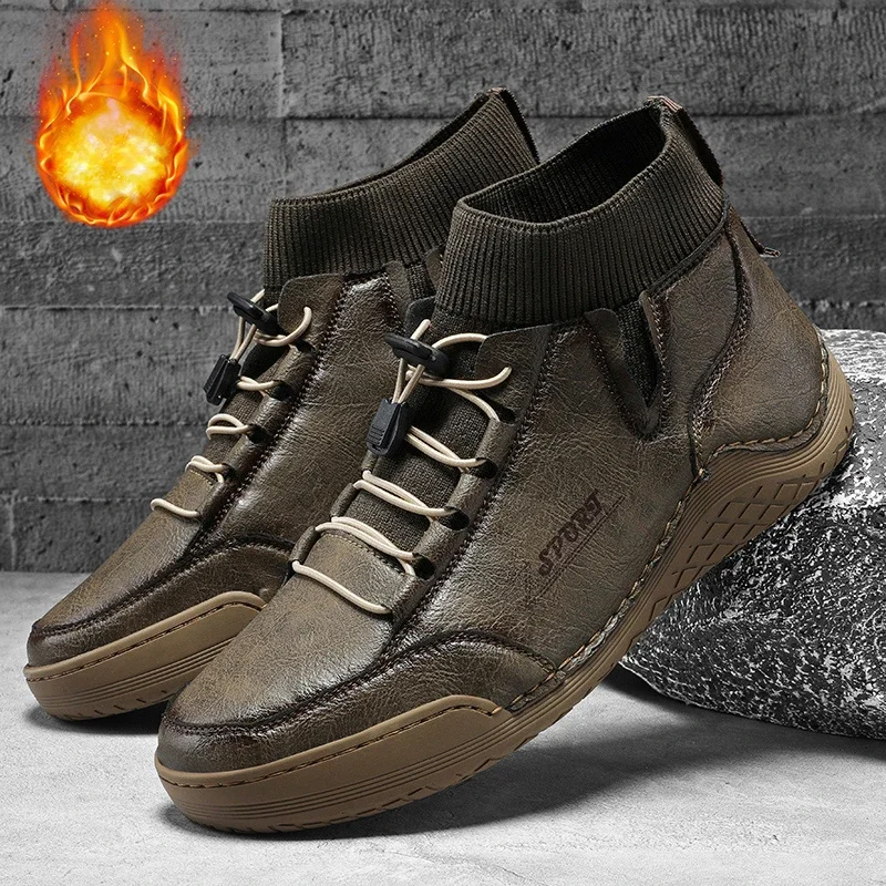 

men's outdoor non slip sneakers, winter warmth, plus size casual shoes, fashion flats, boat shoes, men's loafers