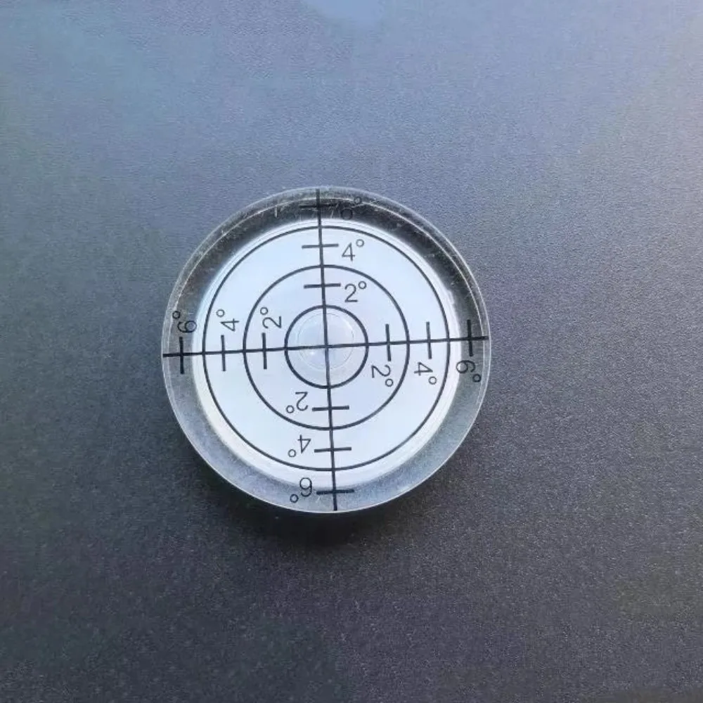 32mm Size Mini Bubble Level 20°-30° Accuracy Acrylic Material Spirit Bubble Level Plastic Construction Horizontal Bead