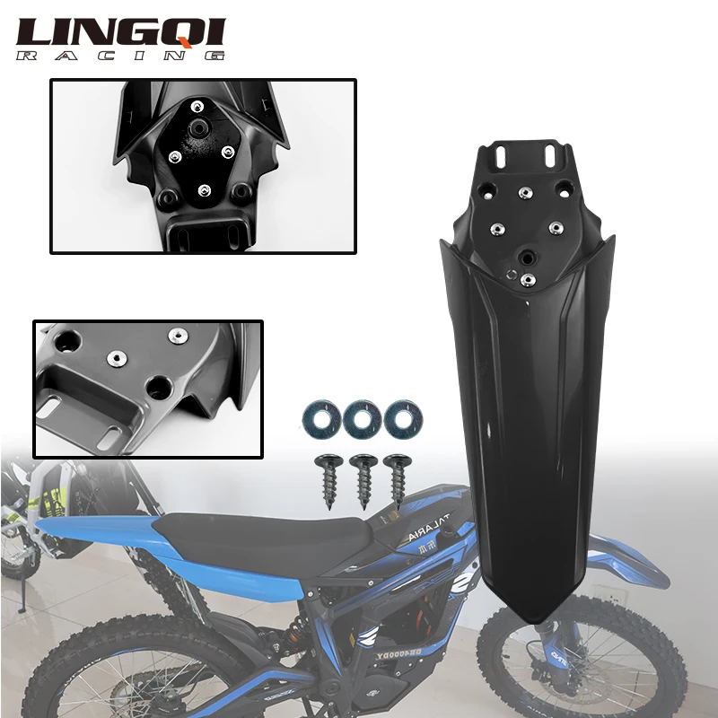 LINGQI RACING Plastikowe części Błotnik tylnego koła Błotnik tylny Zmodyfikowane części do roweru elektrycznego Talaria Sting R MX4 X3 Dirt Bike