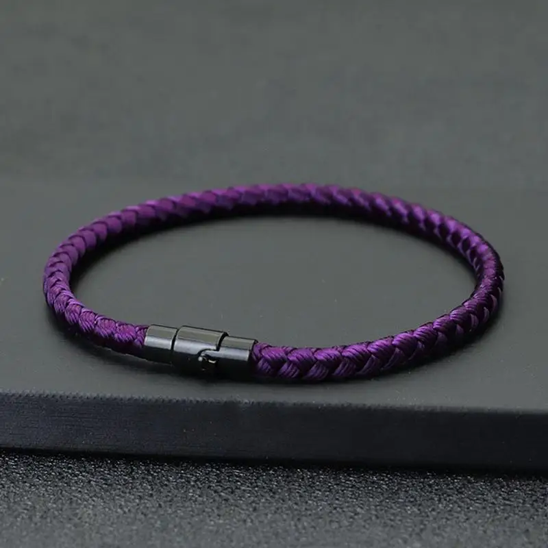 【IIOO】2PCS Grade Rope Bracelet - Lucky Red Thread Couples Bracelet For Attracting Wealth And Prosperity - Magnetic Bangle