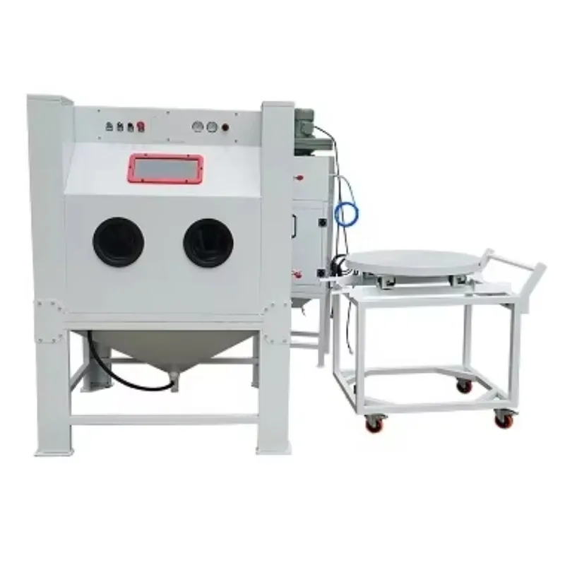 Dry Type Manual Sandblasting Machine Suction Sand Blasting Cabin for Metal Cleaning