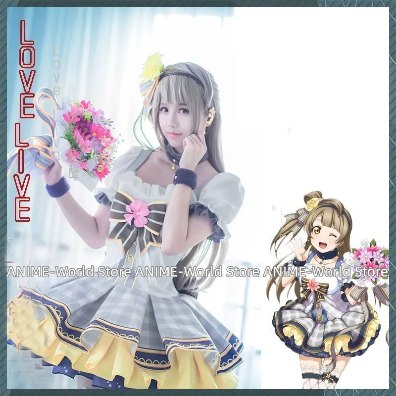 Lovelive 9 Members Bouquet Hand Flower Awaken Cosplay Eli Ayase Tojo Nozomi Lolita Dress Love Live Hanayo Uniform Costumes