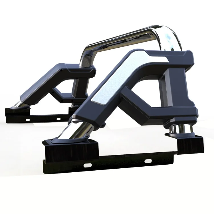 

4X4 Pickup Truck Car Black Steel Roll Sport Roll Bar Roll Cage Goalpost Gantry for Hilux Rocco 2020 Ranger F150