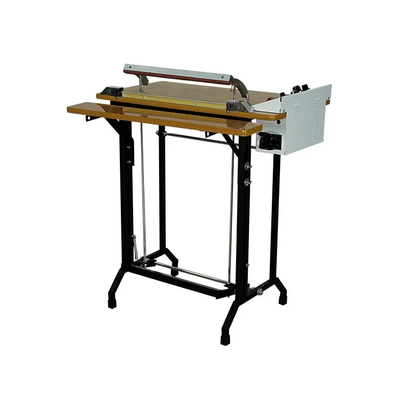 

Food bag sealing machine Foot pedal automatic sealing machine, plastic film sealing machine Foot pedal fast automatic film