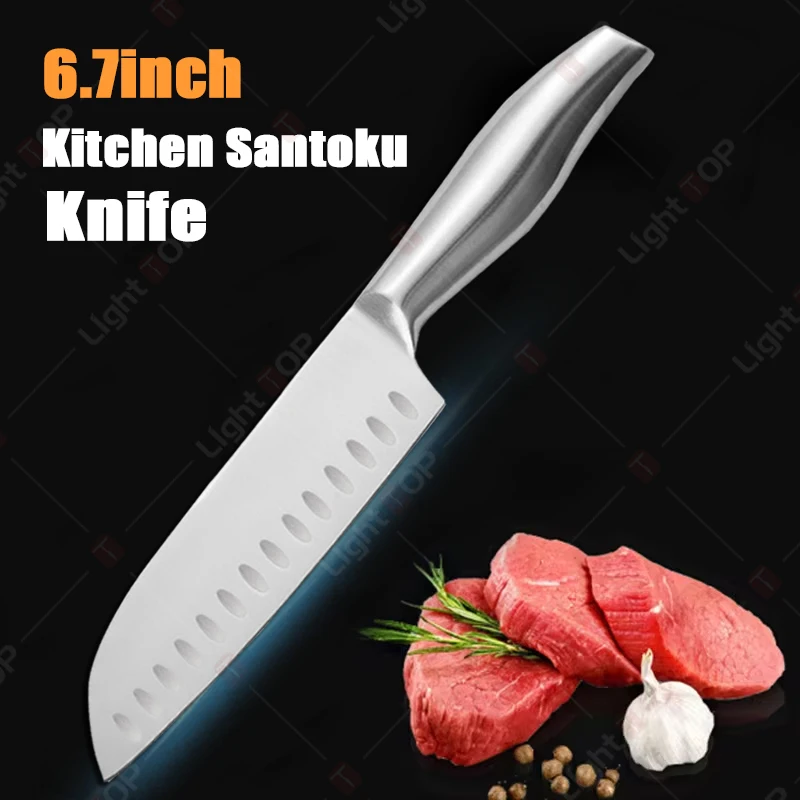 Japanische Küchenmesser Ausbeinmesser Sushi Messer Schneiden Santoku Messer Edelstahl Kochmesser mit Box Kochutensilien
