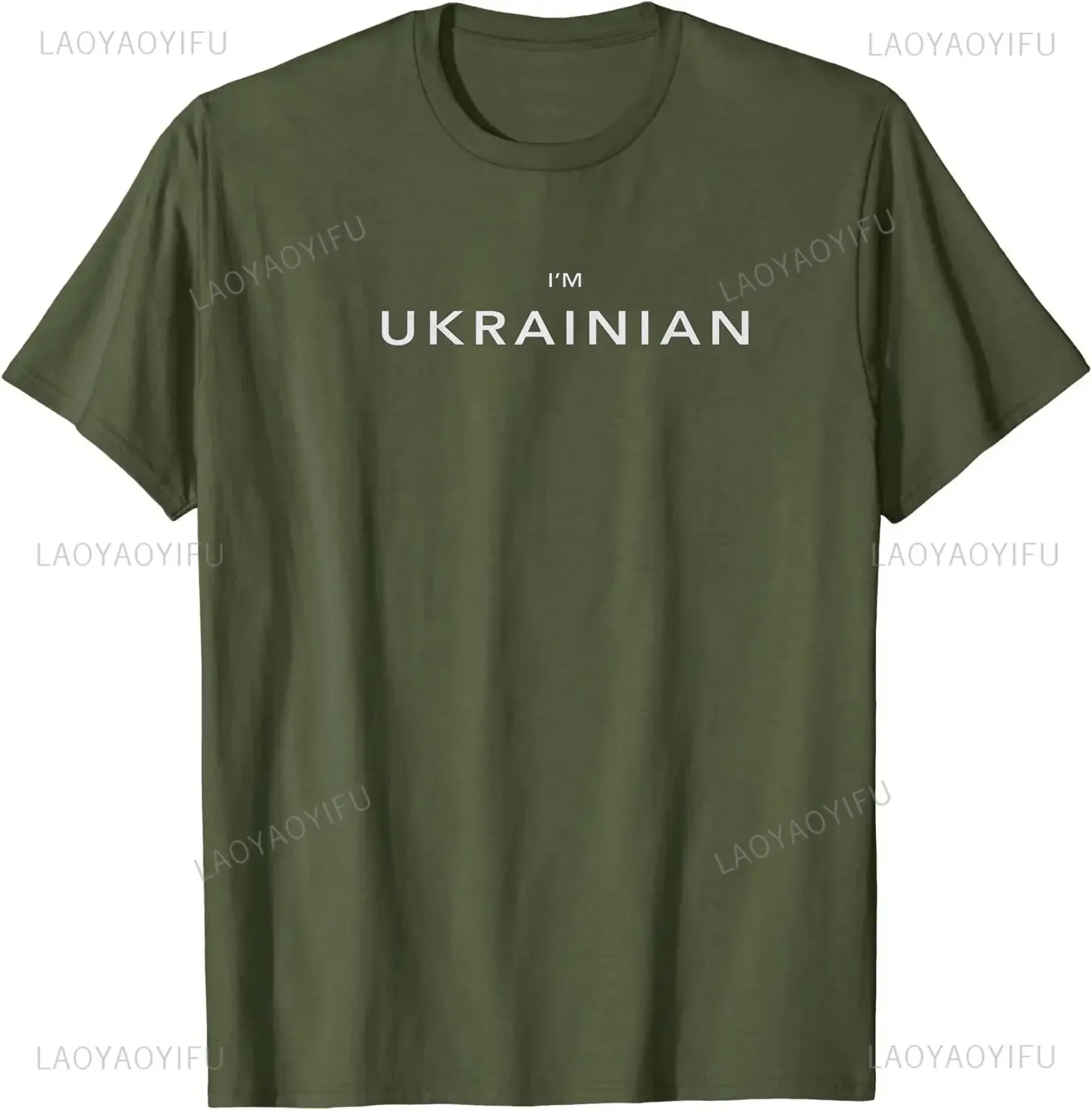 Zelensky Military Emblem of The Army Casual 100%cotton TShirt Emblem of The Ukrainian Armed Forces T Shirt Men Short Sleeve Tops