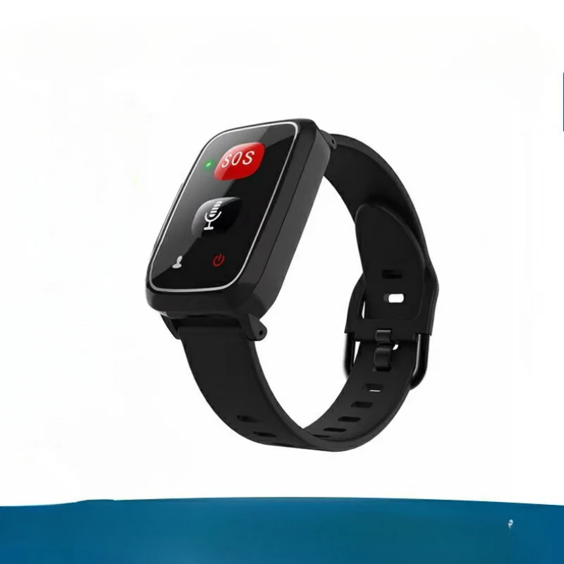 Elderly Beidou GPS positioning phone bracelet heart pressure body temperature Alzheimer's anti-lost/waterproof watch 4G