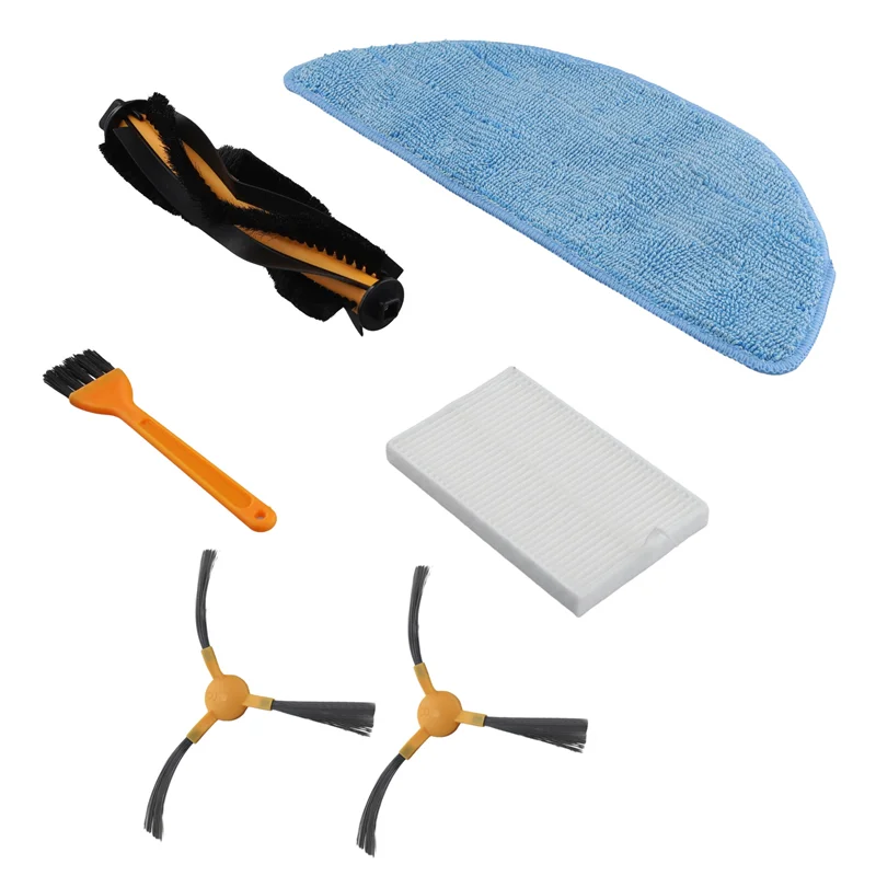 

ABKR-For Kabum Smart 500 / 700 Replacement Parts Accessories Main Side Brush Hepa Filter Mop Cloth Accessories