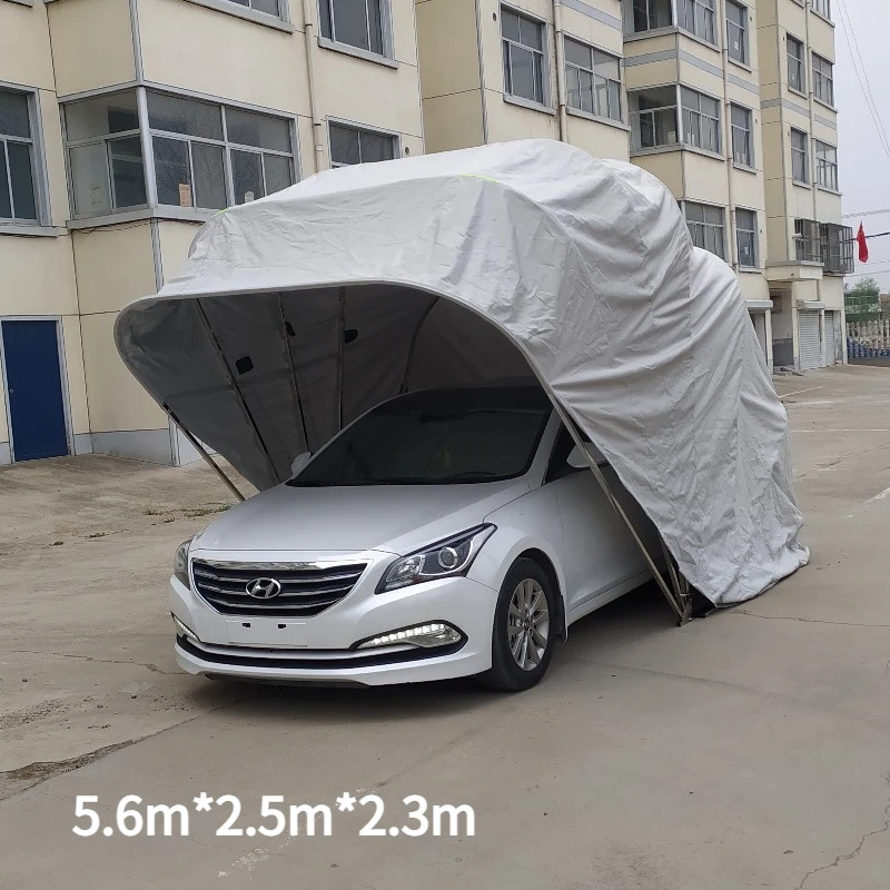 Factory Direct 2026 Top Niente più installazioni fisse! Garage pieghevole con struttura in acciaio pieghevole per carport estens