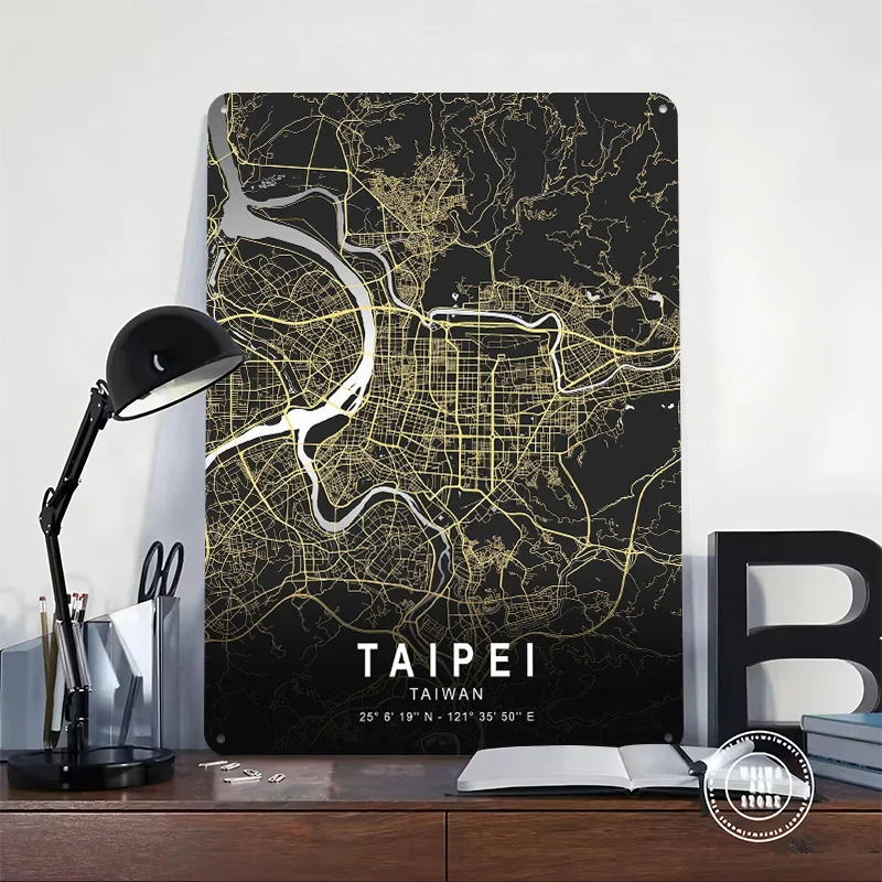 تايبي الفضة المشارك مخصص جدار الفن خمر علامات معدنية الرجعية القصدير اللوحة للرجل الكهف ديكور المنزل غرفة المعيشة عصا ديكو الرجال