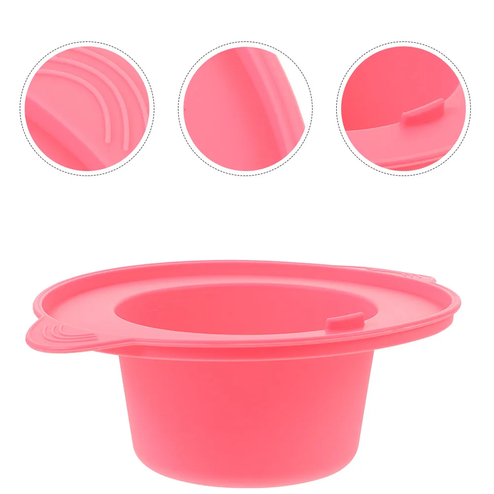 2Pcs Wax Pot Liner Silicone Wax Warmer Replacement Bowls Home Waxing Kit Hair Removal Tool Waxing Pot Hair Removal Bowl