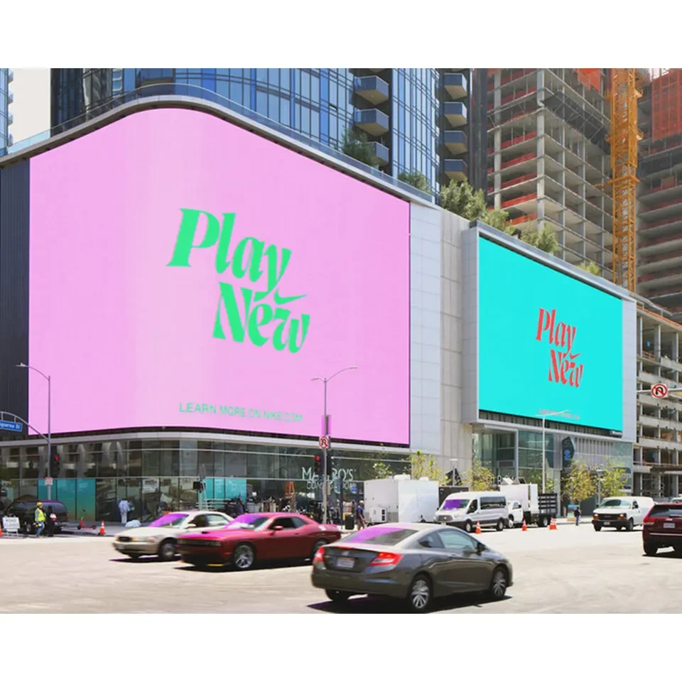 Big Led Video Wall Led Advertising Mall Screen Outdoor Led Screen Display 3D Outside Building Digital Billboard