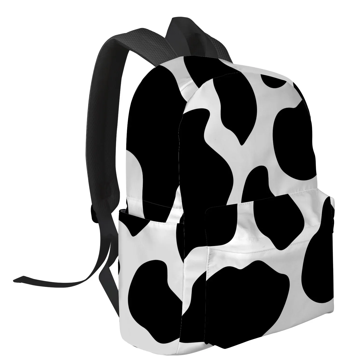 Cow Pattern Black And White Love Spot Cartoon Large Capacity Backpack Men Laptop Bags High School College Girl Student Mochila