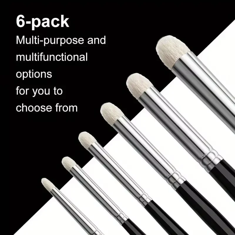 

6 шт., набор миниатюрных сухих кистей для рисования, профессиональные кисти для масштабных моделей, идеально подходят для эмалированной фантазии