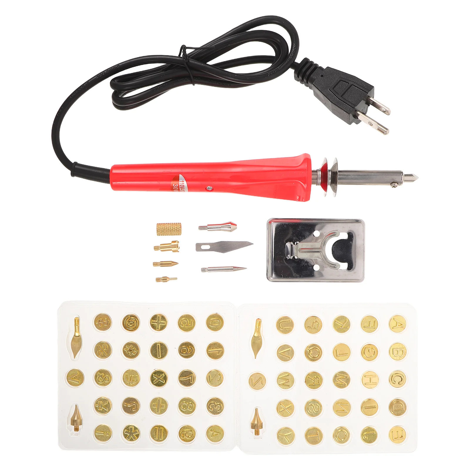 

1Set Wood Burning Soldering Iron Kit Professional Engraving Tool Pen Rapid Heating Wood Carving Craft Kit for DIY Art