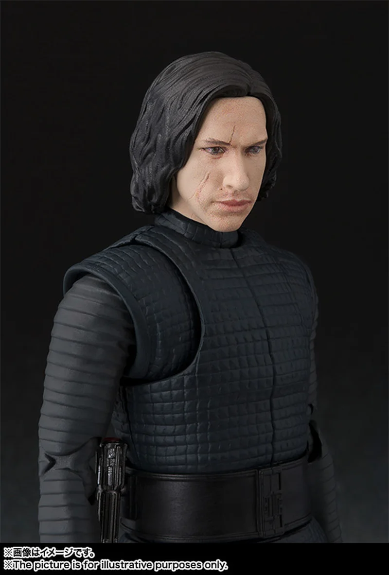 Bandai Original Model Kit Shf Star Wars 7 Kylo Ren  Anime Action Figure Model Toys  Model Gifts For Boys Collectible Model Toys